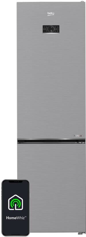lodówka beko b5rcna406lxbw beyond harvestfresh no frost 203.5cm platynowa