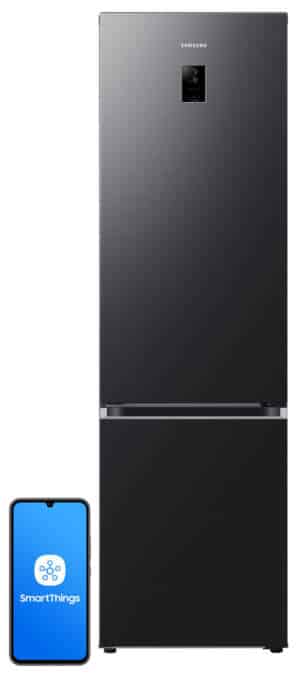 lodówka samsung rb38c774db1 ef no frost 203cm grafitowa