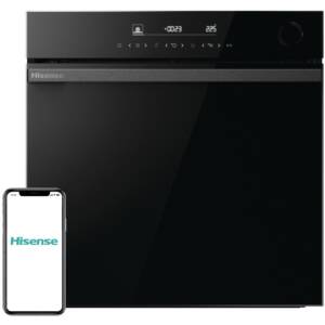 Piekarnik HISENSE BSA66346PBGWIFI Elektryczny parowy Czarny A+ Termosonda, funkcja Pizza