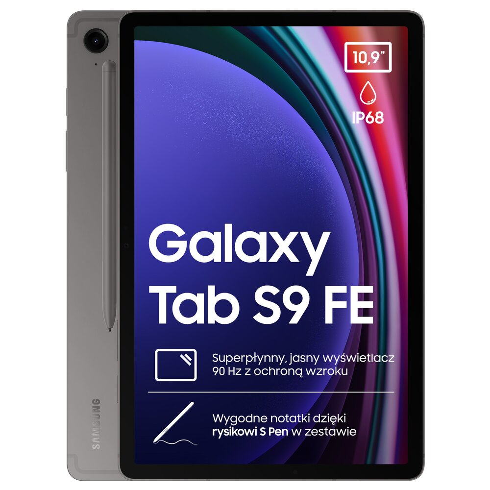 tablet samsung galaxy tab s9 fe 10.9" 6/128 gb wi fi szary + rysik s pen