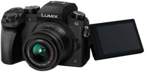 aparat panasonic lumix dmc g7keg k czarny + obiektyw 14 42mm