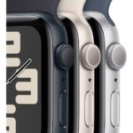 apple watch se 2gen gps 40mm koperta z aluminium (księżycowa poświata) + pasek sportowy rozmiar s/m (księżycowa poświata)