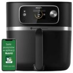 frytkownica beztłuszczowa philips ovi smart 2.0 xxl hd9880/90 air fryer (wi fi) z aplikacją i termometrem