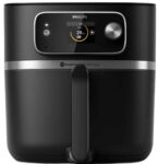 frytkownica beztłuszczowa philips ovi smart 2.0 xxl hd9880/90 air fryer (wi fi) z aplikacją i termometrem
