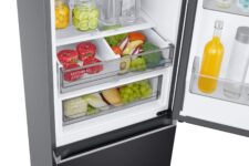 lodówka samsung rb38c774db1 ef no frost 203cm grafitowa