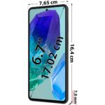 smartfon samsung galaxy m55 8/128gb 5g 6.7" 120hz czarny sm m556