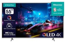 telewizor hisense 55e7kq pro 55" qled 4k 144hz dolby vision dolby atmos hdmi 2.1